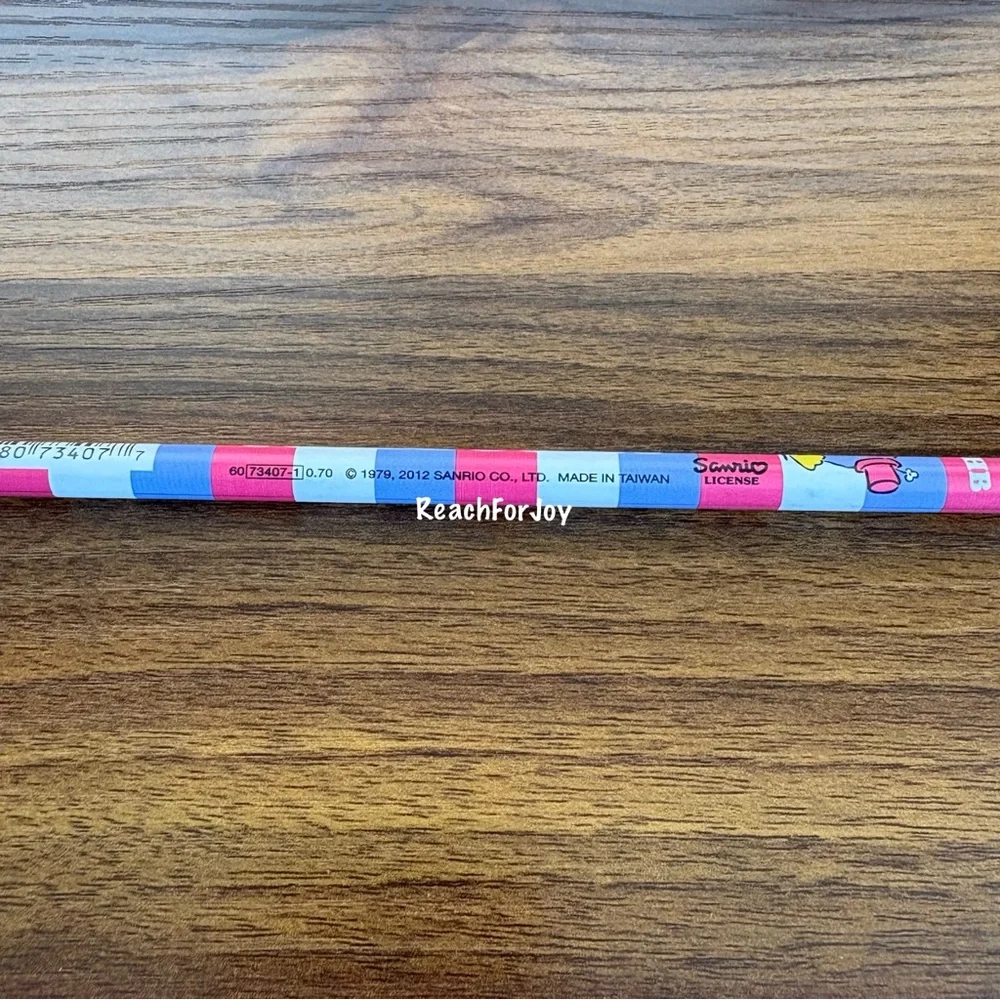 Sanrio Tuxedosam Pencil 2012 Wood #2 Pencil Pink And Blue Hello Kitty Friends